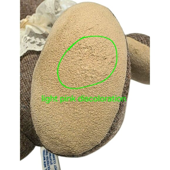 1985 Nancy Southerland Holmes Signed Teddy Bear Tweed 16” Stuffed Plush Vintage - Picture 11 of 15